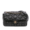 Chanel Medium Quilted Lambskin Pearl Studs Flap Secondhand