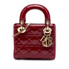 Dior Mini Patent Cannage Lady Dior Secondhand