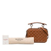 Valentino Lambskin Rockstud Spike Double Zip Camera Bag Secondhand