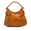Gucci Leather Bamboo Studded Hobo Secondhand