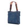Secondhand Chanel Small CC Stitched Denim Tote