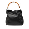Gucci Calfskin Bamboo Web Satchel Secondhand