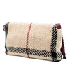 Secondhand Burberry Mega Check Wool Shoulder Bag