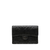 Chanel Perforated Quilted Lambskin Small Flap Wallet Secondhand