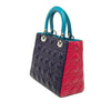 Dior Medium Tricolor Lambskin Cannage Lady Dior Secondhand