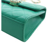 Chanel Mini CC Quilted Caviar Top Handle Flap with Chain Secondhand