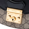 Gucci GG Supreme Saddle Padlock Crossbody Secondhand