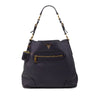 Prada Vitello Daino Front Zip Hobo Secondhand