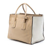 Prada Bicolor Glace Calf Twin Pocket Double Handle Satchel Secondhand