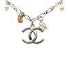 Chanel CC Brass and Gold Plated Faux Pearl Lucky Charm Necklace Secondhand