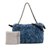 LOEWE Medium Denim Flamenco Purse Secondhand