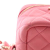 Chanel Quilted Lambskin Cube Chain Wristlet Case Secondhand