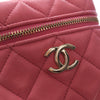 Chanel Quilted Lambskin Cube Chain Wristlet Case Secondhand