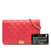 Chanel Quilted Caviar Boy Wallet on Chain Secondhand