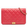 Chanel Quilted Caviar Boy Wallet on Chain Secondhand