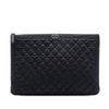 Chanel Large Quilted Caviar Boy O Case Clutch Secondhand
