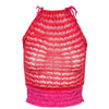 Secondhand Ungaro Fuchsia Crotchet Top and Skirt