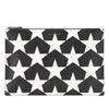 Givenchy Large Calfskin Star Print Clutch Secondhand