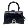 Balenciaga Croc Embossed Hourglass Top Handle Bag XS Secondhand