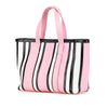 Secondhand Balenciaga Small Lambskin Barbes East West Striped Shopper Tote