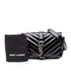 Saint Laurent Baby Patent Chevron Classic Monogram Chain Bag Secondhand