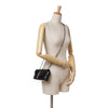 Saint Laurent Baby Patent Chevron Classic Monogram Chain Bag Secondhand