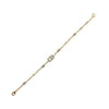 Dior Gold Plated Crystal and Faux Pearl Clair D Lune Bracelet Secondhand