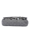Chanel Medium Classic Canvas Sequin Stripes Double Flap Secondhand
