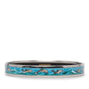 Hermès Narrow Dolphin Enamel Bangle 65 Secondhand