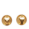 Chanel Gold Plated CC Clip on Earrings Secondhand