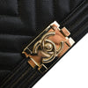 Chanel Small Chevron Caviar Boy Flap Secondhand
