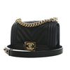 Chanel Small Chevron Caviar Boy Flap Secondhand