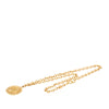 Chanel CC Gold Plated Medallion Lion Crest Pendant Necklace Secondhand
