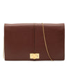 Fendi Leather Peekaboo Chain Clutch Secondhand