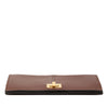 Fendi Leather Peekaboo Chain Clutch Secondhand
