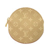 Louis Vuitton Monogram Mini Lin Round Coin Purse Secondhand