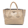 Prada Glace Calf Twin Pocket Double Handle Satchel Secondhand