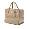 Prada Glace Calf Twin Pocket Double Handle Satchel Secondhand