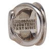 Hermès Silver Plated Bijouterie Fantaisie Corozo Ring Secondhand