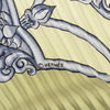 Hermès Les Chevaux des Moghols Pleated Silk Scarf Secondhand