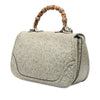 Gucci Large Speckled Leather New Bamboo Top Handle Bag Secondhand