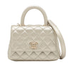 Chanel Mini Quilted Caviar Coco Top Handle Bag Secondhand