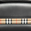 Burberry House Check Trimmed Leather Handbag Secondhand