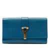 Saint Laurent Textured Leather Chyc Ligne Clutch Secondhand