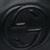 Gucci Pebbled Leather Soho Chain Zip Shoulder Bag Secondhand