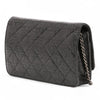 Secondhand Chanel CC Quilted Crinkled Calfskin Wallet On Chain