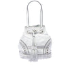 Prada Soft Calf Studded Bucket Bag Secondhand