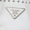 Prada Soft Calf Studded Bucket Bag Secondhand