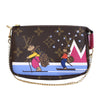 Louis Vuitton Monogram Bears on Skis Christmas Animation Mini Pochette Accessories Secondhand