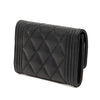 Chanel Quilted Caviar Boy Flap Card Holder Secondhand
